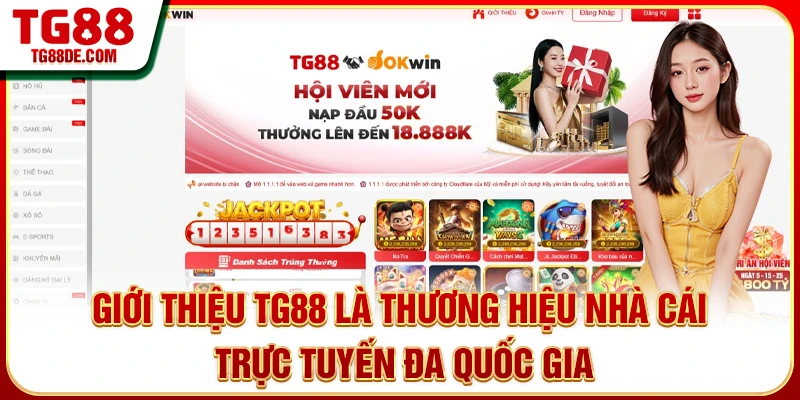 Giới thiệu TG88 là thương hiệu nhà cái trực tuyến đa quốc gia